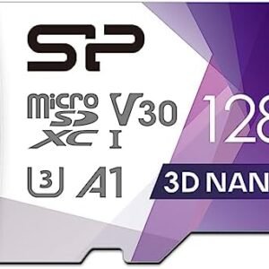 Silicon Power 128GB Micro SD Card U3 SDXC Up to 100MB/s High Speed Memory Card for Cams, DJI Pocket and Drones