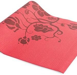 Tone Fitness Yoga Mat with Floral Pattern