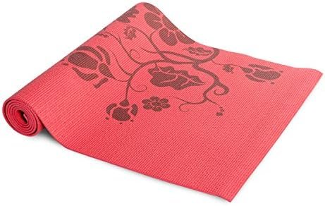 Tone Fitness Yoga Mat with Floral Pattern