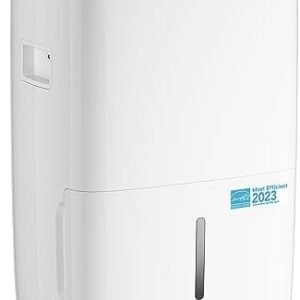 Waykar 80 Pints Energy Star Dehumidifier for Spaces up to 5,000 Sq. Ft at Home, in Basements and Large Rooms with Drain Hose and 1.14 Gallons Water Tank (JD025CE-80)