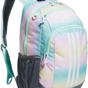 adidas Creator 2 Backpack, Gradient Flash Aqua/Onix Grey/White, One Size