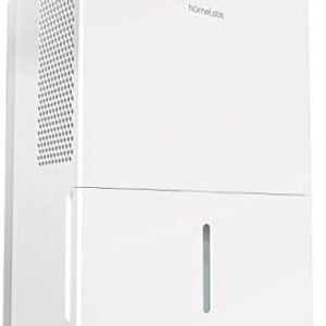 hOmeLabs 3000 Sq. Ft. Energy Star Dehumidifier - Ideal for Medium to Large Rooms, Bedrooms and Home Basements - Powerful Moisture Removal and Humidity Control - 35 Pint (Previously 50 Pint)