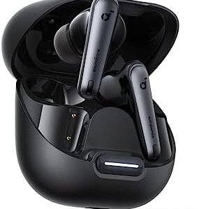 soundcore by Anker Liberty 4 NC Wireless Earbuds, 98.5% Noise Reduction, Adaptive Noise Cancelling to Ears and Environment, Hi-Res Sound, 50H Battery, Wireless Charging, Bluetooth 5.3